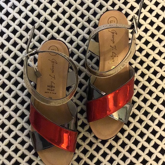 George J. Love , Made in Italy platform sandals - Picture 3 of 5